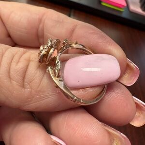 Disney Princess collection - Bell,  rose gold and diamond ring